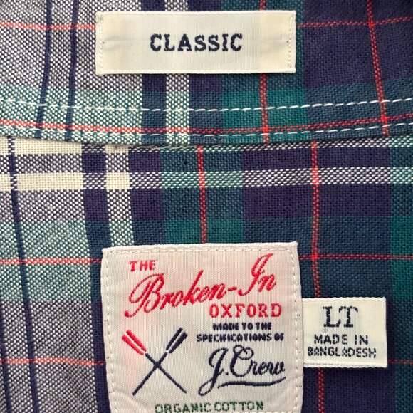 J.Crew Organic Plaid Button Down - Picture 4 of 9